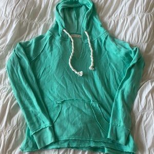 Ocean Drive Beach Hoodie Seafoam Green Color Small
